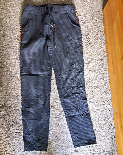 Damen jogger hose - hose, grau