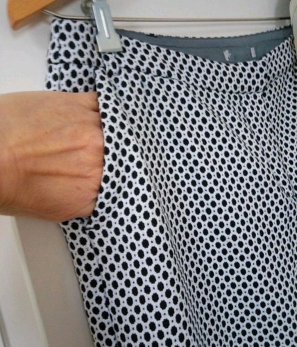 Hose mit retro muster - mit, retro-muster