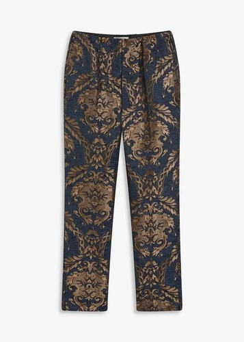 Neu jacquard hose 40 blau - jacquard-hose,