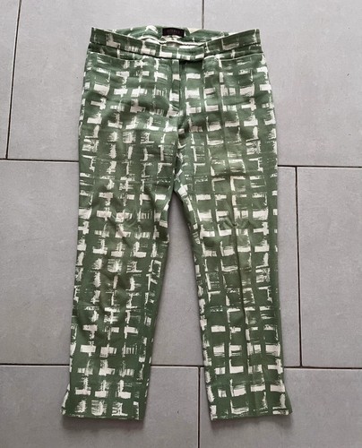 Gerade hose jacquard grün - hose,