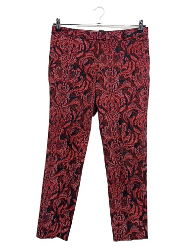 Stoffhose jacquard rot - h&m,