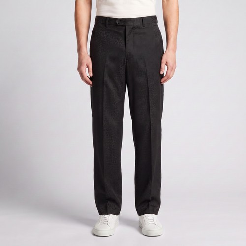 Supreme leopard wool - wool, trouser